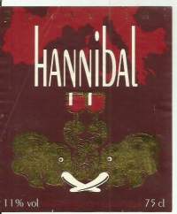 Hannibal   Alko 4246  - viinaetiketti