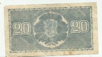 20 markkaa 1945  Litt A