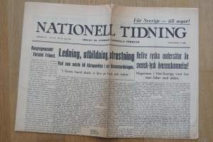 Nationell Tidning   sanomalehti  maj1941
