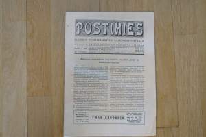 Postimies Suomen Postimiesliitto 1.9. 1943