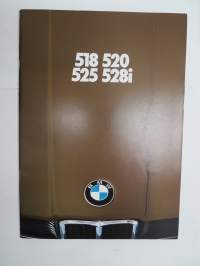 BMW 518, 520, 525, 528i 1980 -myyntiesite / sales brochure