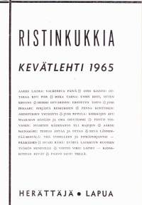 Ristinkukkia, 1965. Heränneen kansan äänenkannattaja. Katso sisältö kuvista.