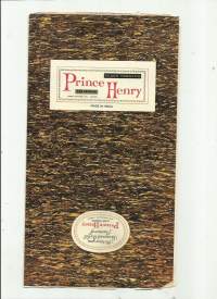 Prince Henry       -piipputupakkarasian aihio  tupakkaetiketti