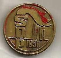 SDP 1950 - neulamerkki  rintamerkki