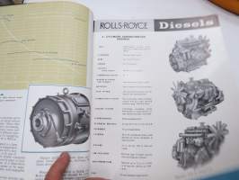 Rolls-Royce Diesels... from the Arctic to Antipodes -Rolls-Roycen moottoreiden käyttökohteita; teknisiä ominaisuuksia ym. - uskomattoman hieno esitekirja!