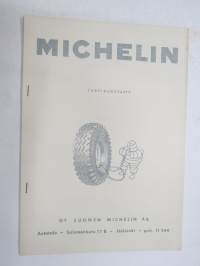 Michelin tarvikekuvasto (1960-luvulta)