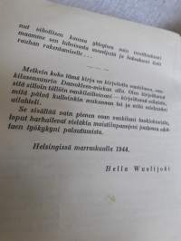 Hella Vuolijoki : Enkä  ollut  vanki. Tuokiokuvia vankilasta. P.1945.