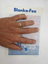 Silco lattiavaha / Blanka-Fee levitys- ja kiilloituslaite -myyntiesite / sales brochure