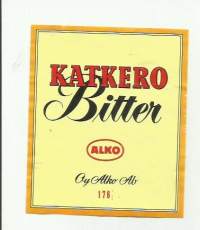 Katkero Bitter Alko 176  - viinaetiketti