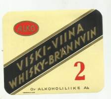 Alko Viski-Viina  - viinaetiketti