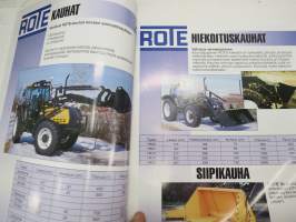 Valtra Valmet Rote-työlaitteet -myyntiesite / tractor brochure
