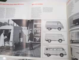 Hanomag-Henschel F 20, F 25, F 30, F 35 utility vans light-duty truck line -sales brochure / myyntiesite
