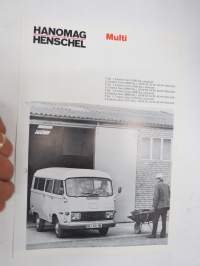 Hanomag-Henschel Multi F 20, F 25, F 30, F 35 -sales brochure / myyntiesite