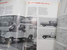 Hanomag-Henschel Dropsiders F 20, F 25, F 30, F 35 -sales brochure / myyntiesite