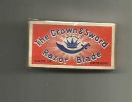 The Crown&amp;Sword  täysi avaamaton  partateräkäärepakkaus - tuotepakkaus