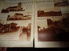Uudesti syntyvä Käkisalmen kaupunki (1930-luvun alun Suomen Kuvalehden lehtiartikkeli)