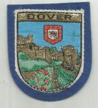 Dover - hihamerkki, matkailumerkki  kangasmerkki