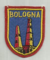 Bologna - hihamerkki, matkailumerkki  kangasmerkki