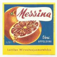 Messina  -   juomaetiketti