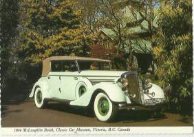 McLaughlin Buick  1934 auto autokortti  autopostikortti