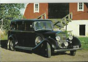 Rolls Royce 1937  auto autokortti  autopostikortti kulkematon