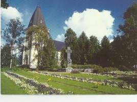 Hämeenkyrö  Kirkko  - paikkakuntakortti, kirkkopostikortti kulkematon