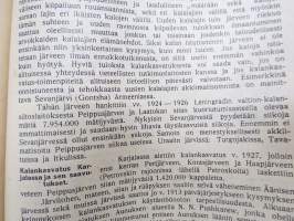 Karjalan järvet - Ohjekirja kotiseudun tutkijoille ja kalastajille - Borodinskin Biologisen aseman julkaisu 1930 -erittäin harvinainen Neuvosto-Karjalassa julkaistu