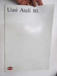 Audi 80 1985 -myyntiesite / sales brochure