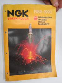 NGK Spark Plugs 1989-1990 -sytytystulppaluettelo