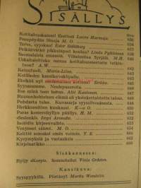 Kotiliesi 1937 nr 17, 1.9.1937, Kansikuva Martta Wendelin, Emäntä Vilhelmiina Syrjälä - Heinola -Härkälä, Pelkäävätkö pikkulapset koulua?, Kotitaolusmestaritutkinto