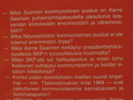 Suomalaisen kommunistin kokemuksia