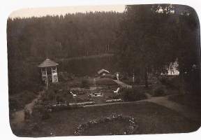 Rautalampi Korhola gård (Peura) 1923 valokuva 7x11 cm