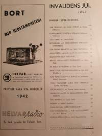 Invalidens jul 1941. Suomen Invaliidi.