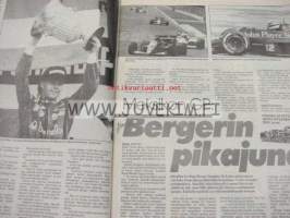 Vauhdin maailma 1986 nr 11 -mm. Formula 1 Meksiko, Monza ja Portugali, Suzuki Swift GTi, Audi 80, bimota db1, Tractor pull Suomessa Drag-SM Kauhajoki, Escort XTrac,