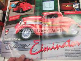 Vauhdin maailma 1986 nr 5 -mm. Camaro LS-6, Safari ralli, Valley Style Truck, ZZ TOP Eliminator &quot;maailman kuuluisin Hot rod&quot;, Shelby Mustang Mazda R-7Jacky Ickx &amp;