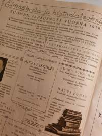 Otavan Joulukirjoja 1924. Huomatkaa tilauslista sivuilla 21 ja 22.