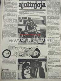 Vauhdin Maailma 1981 nr 3 -mm. Chevrolet Corvette 427 killer-vette, Kolmipyörä-Guzzi, Hod Rod maalaus flake ja candy, Satakunta ralli, 49. Monte Carlo Rallye, KTM