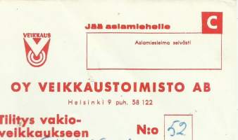 Veikkaustoimisto Oy 1965 - firmalomake