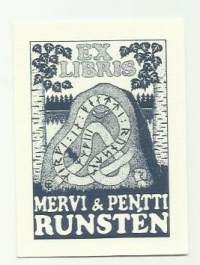 Mervi ja Pentti Runsten  - Ex Libris