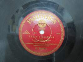 Parlophon B. 36087 Kaarlo Kytö &amp; Georg Malmstén - Yksin elämässä / Unelma -savikiekkoäänilevy, 78 rpm record