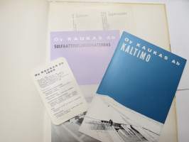 Kaukas Oy tehdas- ja tuotantoesittelykirja 1964 -company presentation book