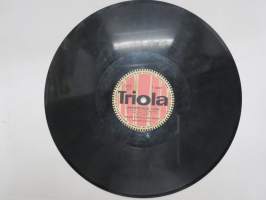 Triola T 4307 Olavi Virta ja Ossi Runne - Portugalin tuulispää / Lemmenpaula -savikiekkoäänilevy, 78 rpm 10&quot; record