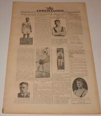 Suomen urheilulehti  63 1928  2p elokuu.    Amsterdamin olympialaiset 1928