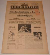 Suomen urheilulehti  61 1928  31p heinäkuu.    Amsterdamin olympialaiset 1928