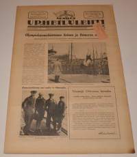 Suomen urheilulehti  58 1928  23p heinäkuu.    Amsterdamin olympialaiset 1928