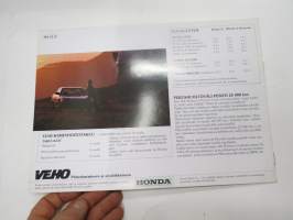 Honda mallisto -myyntiesite / sales brochure