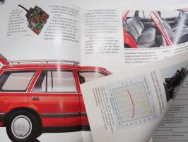 Opel Kadett Caravan 1986 -myyntiesite / sales brochure