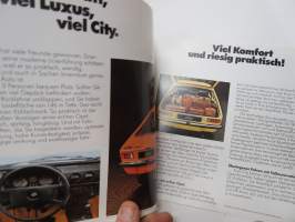 Opel Kadett City 1978 -myyntiesite / sales brochure