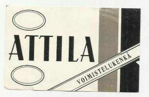 Kenkälaatikon etiketti Attila Voimistelukenkä - tuote-etiketti käyttämätön