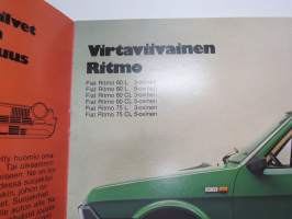 Fiat Ritmo 1979 -myyntiesite / sales brochure